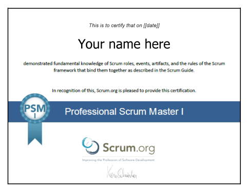 Professional Scrum Master (PSM1) Certification - SimpleTester